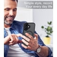 thumbnail image 7 of for iPhone 17 Case, Compatible with MagSafe, Translucent Matte Shockproof Anti-Slip Anti-Fingerprint Pocket-Friendly Phone Case Cover - Normal Black, 7 of 7