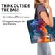 thumbnail image 2 of Fotbe Modern Art Red And Blue Colors Bolsa Tote Estética de Lona con Estampado para Mujer - Bolsa Reutilizable de Hombro Casual para Vacaciones, Compras, Trabajo y Gimnasio, 2 of 8