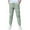 Green1, variant on UAMVSH Kids Cotton Linen Lounge Pants Casual Boys Girls Slim-Leg Pants with Pockets Soft Outdoor Cinch Bottom Fashion Pants(10-12Years,Navy)