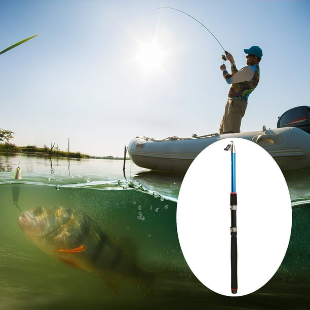 Qualitchoice Portable Telescopic Fishing Rod Lightweight Rod Body Designed  for River Pond Fishing Using 