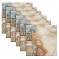 thumbnail image 6 of Satin Native Fab Cotton Dinner Napkin Fluffy Companion with Blooms Reusable, 6 of 8