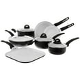 thumbnail image 2 of Oster Herstal 11 Piece Aluminum Cookware Set in Black, 2 of 3