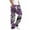 Purple, variant on Jinhomg Cargo Pants for Men Casual Camo Print Thin Hiking Trouser Relaxed Fit Drawstring Work Pant Multi Pockets Fit Tactical Pants Yellow,S