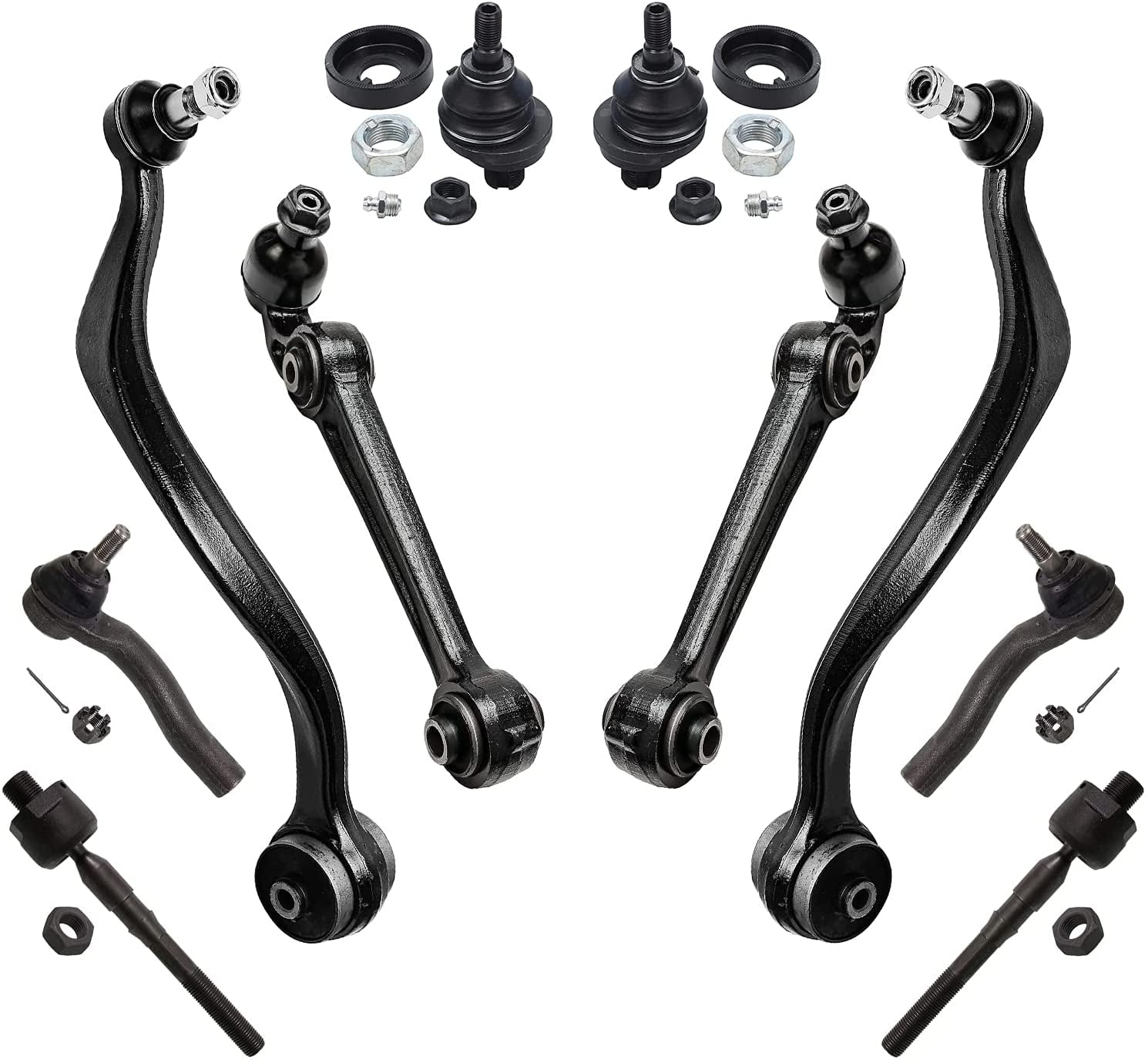 SCITOO 6pcs Suspension 2008 200 Outer Rod Joints Tie Rod 2006 Lower fit Kit  Ends 2005 Tie Front Steering 2004 Inner 2003 Tie Rods Ball Ends 2007 