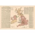 thumbnail image 3 of Le Sage 14x11 Black Modern Framed Museum Art Print Titled - Ireland Wales England Scotland - Le Sage 1801, 3 of 5