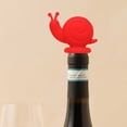 thumbnail image 4 of JoyMoreHome Snail Wine Bottle Stopper, Silicone Stoppers, Reusable, Leak Proof, Cute, Fun, Decorative, 4 of 5