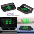 thumbnail image 1 of Coche Digital GPS Pantalla LED Smart Head Up Display Fuente (Verde KMH), 1 of 5