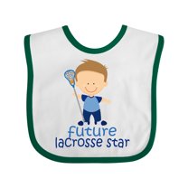 Inktastic Future Lacrosse Star Boy Boys Baby Bib