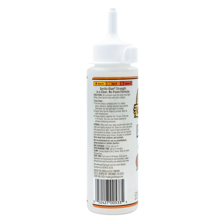  Gorilla Clear Glue, 1.75 ounce Bottle, Clear (Pack of 1) :  Arts, Crafts & Sewing