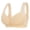 #0094-Beige, variant on Women's Printed Wireless Bra, Sheer Mesh Breathable Pullover Style, Seamless Nylon Soft Stretch Full Coverage, Lightly Lined Casual Daily Underwear Comfort Fit Gift