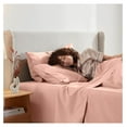 thumbnail image 6 of Twin XL Sheets Set - 3 Piece Twin XL Bed Sheets, Deep Pocket, Hotel Luxury, Extra Soft, Breathable and Cooling, Peach Twin XL Sheet Set, 6 of 9