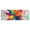 Colorful Radial Paint, variant on Colorful Tie Dye Symmetric Pattern Kitchen Rug Mat,Kitchen Runner Rugs Non Skid Washable,Decorative Kitchen Floor Mats for Kitchen,Sink,Laundry,17"X47"