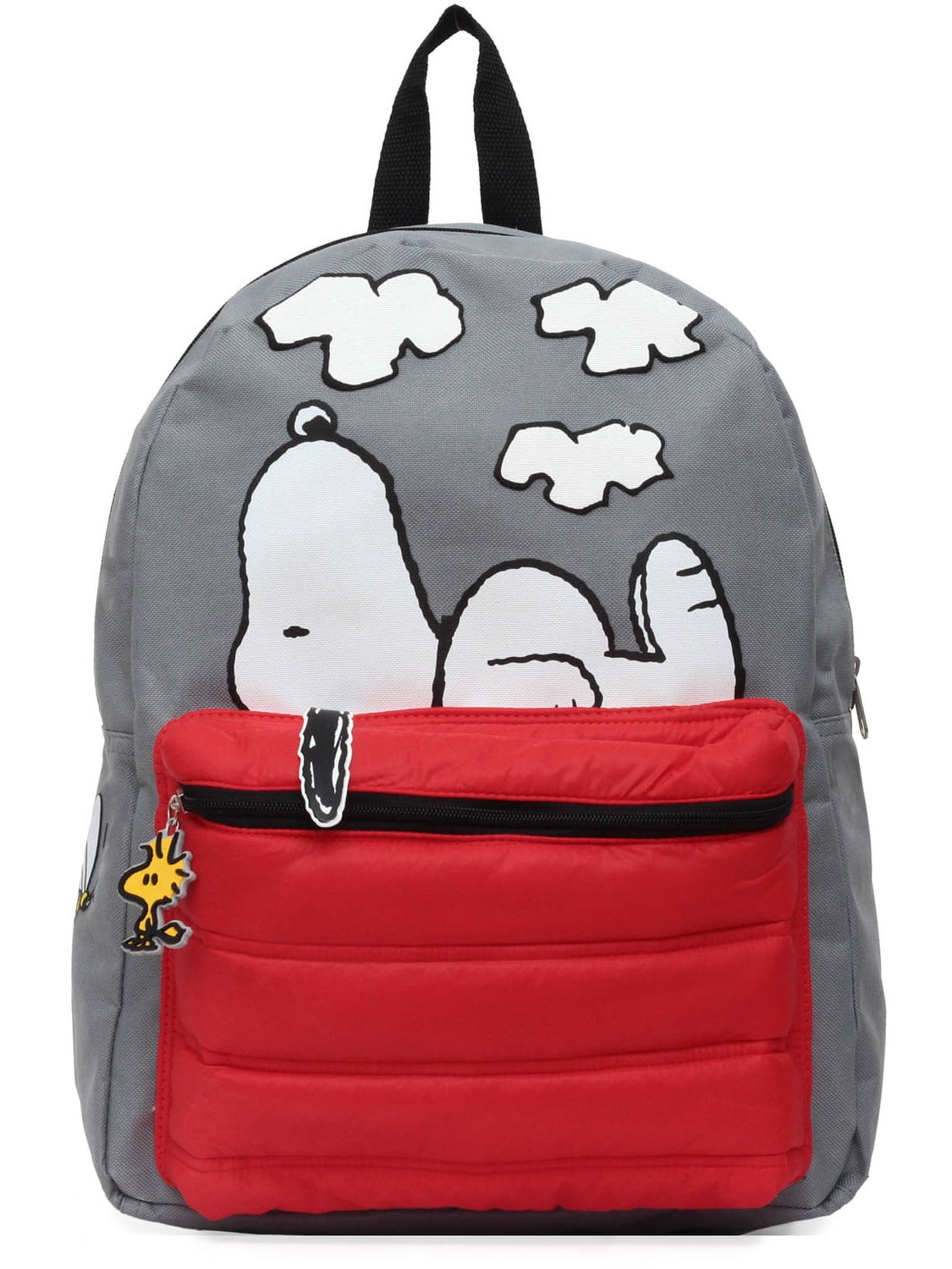 Snoopy Peanuts In The Dog House Puffed Pocket Kids Backpack Walmart Com Walmart Com