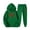 Green, variant on Sweatsuits for Women 2 Piece Long Sleeve Bow Print Hooded Pullover and Sweatpants 2025 Fall Lightweight Casual Baggy Tracksuit