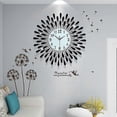 thumbnail image 3 of Diamond decoration wall clock, electronic quartz clock, modern clock, 3 of 5