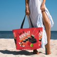 thumbnail image 6 of Naloa Sushi Large Capacity Beach Bag, Waterproof Sandproof Beach Swim Pool Bag Tote Bag for Women, 6 of 7