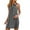 Gray, variant on IROINNID Cutout Dress For Women Strapless Sleeveless Summer Casual Halter Dress Round Neckline Solid Color Dress