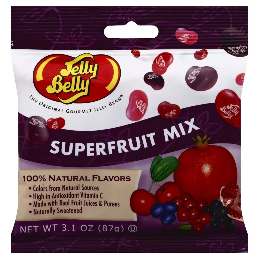 Jelly Belly, Superfruit Mix, 3.1 Oz