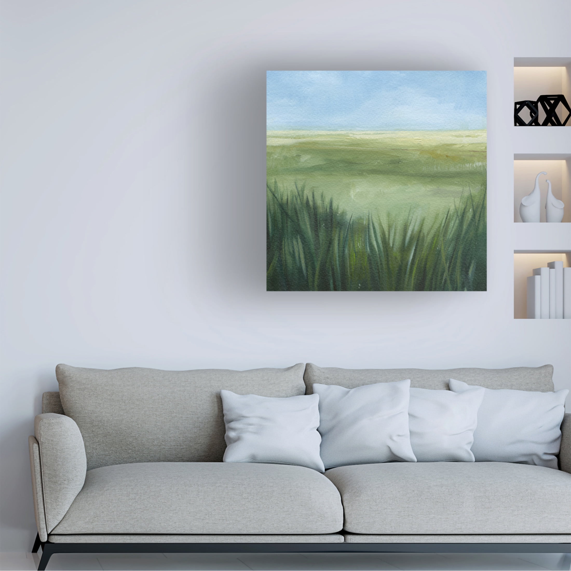 Trademark Fine Art Grace Popp  Tall Grass Plains II Canvas Wall Art