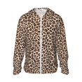 thumbnail image 2 of Lsque Leopard Print-2 UPF 50+ Lightweight Sun Protection Men's Women's Long Sleeve Shirt, Hoodie Performance -Medium, 2 of 9