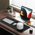 thumbnail image 4 of Big Gaming Mouse Pad Gradient Desk Pad with Seamed Edges, Waterproof Desk Pad Non-Slip Rubber Base Keyboard Pad Computer Mat, 31.5x11.8 Inch Large Mousepad (Terrain), 4 of 6