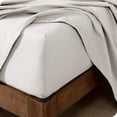 thumbnail image 3 of Bare Home  Cotton Flannel Sheet Set - Velvety Soft Heavyweight White Split King, 3 of 5