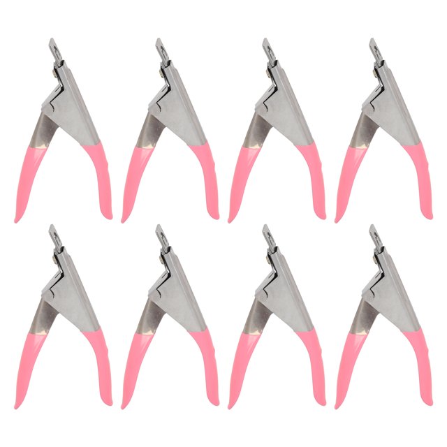 Cortauñas para uñas postizas cortaúñas 8 piezas cortaúñas para puntas de uñas cortador de uñas postizas ergonómico herramienta de manicura de acero inoxidable ANGGREK Otros