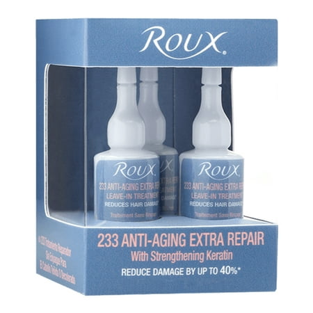 Roux Leave-in Treatment #233 Anti Aging Extra Repair ( By 40% / 3pk x 0.5 (Best Anti Chafing Product)