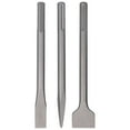 thumbnail image 1 of Kit de Cisailles, 3 Pcs Résistant à la Torsion Marteau à Pointe Plate Outil de Retrait de Béton pour Outils Électriques pour Poignée Ronde, Poignée à 5 Pieds, 1 of 8
