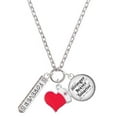 thumbnail image 1 of Delight Jewelry Forever Bar - Red Heart Nurse Strong Zoe Necklace, 1 of 4