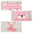 thumbnail image 6 of Kids Winter Warm Hat Baby Earflap Beanie Hat with Scarf Cut Baby Infant Knit Hat, 6 of 7