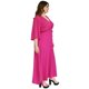 thumbnail image 2 of Maxi vestido Roman Fashion con cinto Talla Extra 0463 Fucsia 36, 2 of 6