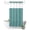 Teal, variant on No Hook Shower Curtain, Purple Stripe Shower Curtains for Bathroom with See Through Top Window, Farmhouse Modern Minimalist Geometric Waterproof & Washable Bath Curtain Extra Long 72"x84"