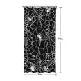 thumbnail image 5 of Black Halloween Spider Webs Shower Curtain 36"x72" ,Bathroom Decorative Shower Curtains Set with 12 Hooks,Modern Waterproof Washable Shower Curtain, 5 of 6