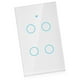 thumbnail image 5 of Pantalla Táctil Wifi, Círculo para interruptor Inteligente de 4 Grupo de Interruptor Único 4 CA 95-250 V, 5 of 7