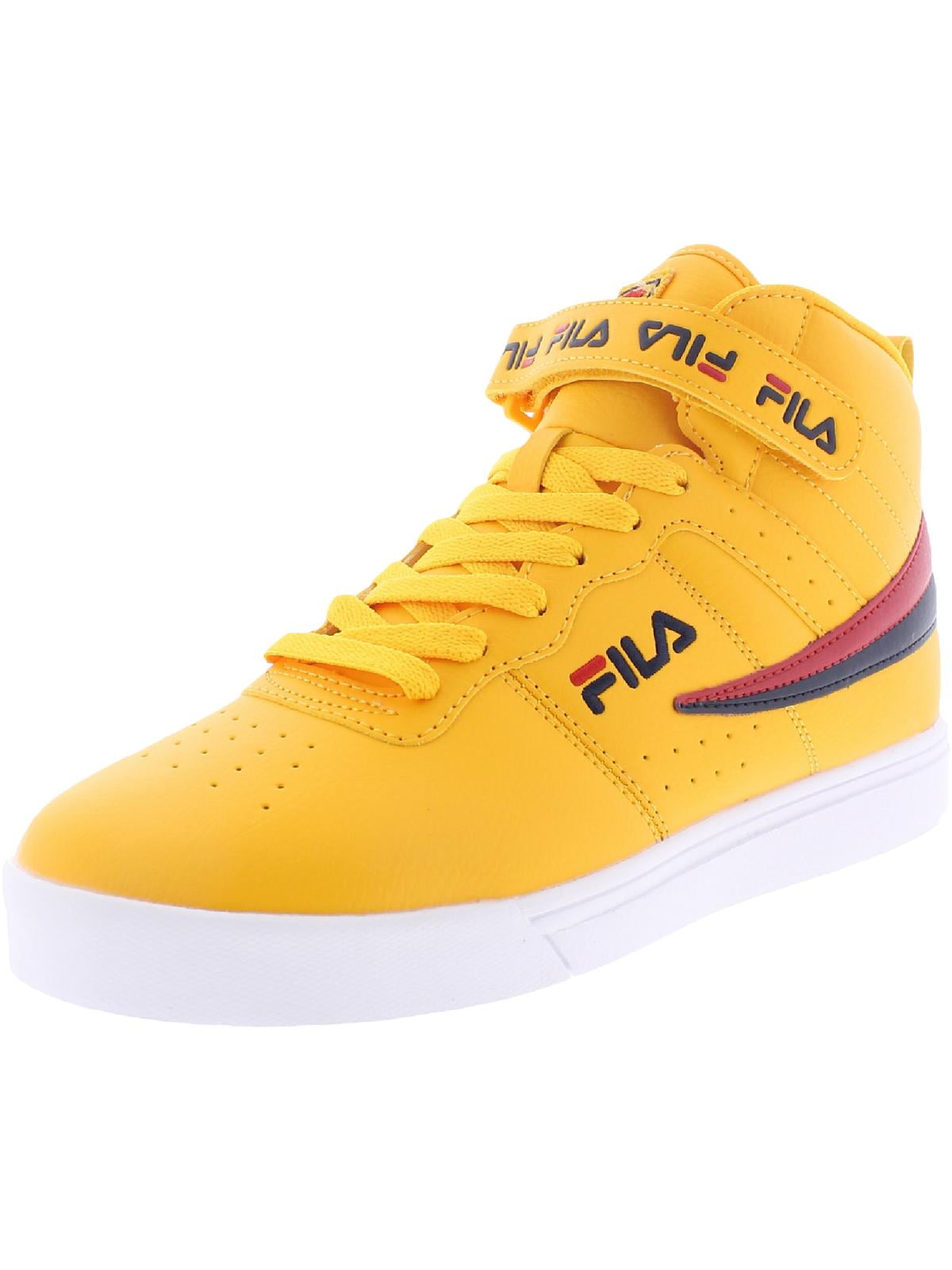 yellow fila high tops
