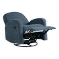 thumbnail image 5 of Relax-A-Lounger Pearson Modern Swivel Recliner, Blue Fabric, 5 of 9
