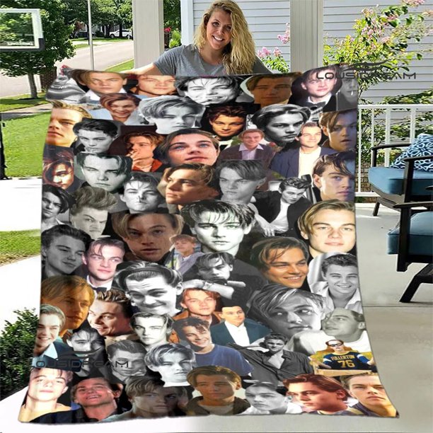 Manta estampada Titanic Leonardo DiCaprio, manta cálida, suave y cómoda, manta de cama de viaje para el hogar, manta de picnic, regalo de cumpleaños