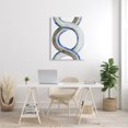 thumbnail image 2 of Stupell Industries Transitional Abstract Line Braid Blue Brown Pattern Watercolor Canvas Art, 30 x 40, by Grace Popp, 2 of 6