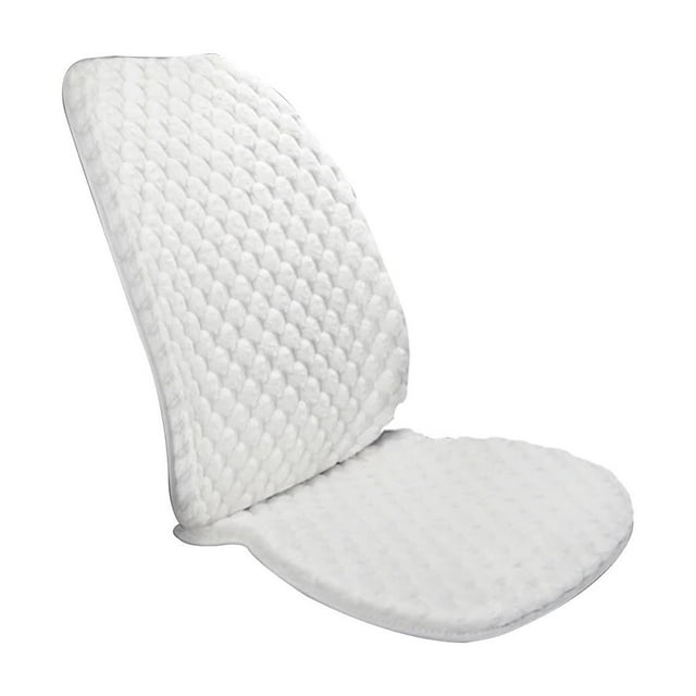 Funda de cojín para asiento de coche, cómoda, accesorios para el interior del coche, asientos delanteros Blanco