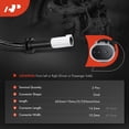 thumbnail image 2 of A-Premium Disc Brake Pad Wear Sensors Compatible with Mini Cooper 2014-2017 L3 1.5L L4 1.6L 2.0L Front Driver or Passenger Side, 2 of 8