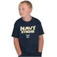 thumbnail image 5 of United States Navy Strong Anchor Logo Crewneck T Shirts Boy Girl Teen Brisco Brands XS, 5 of 6