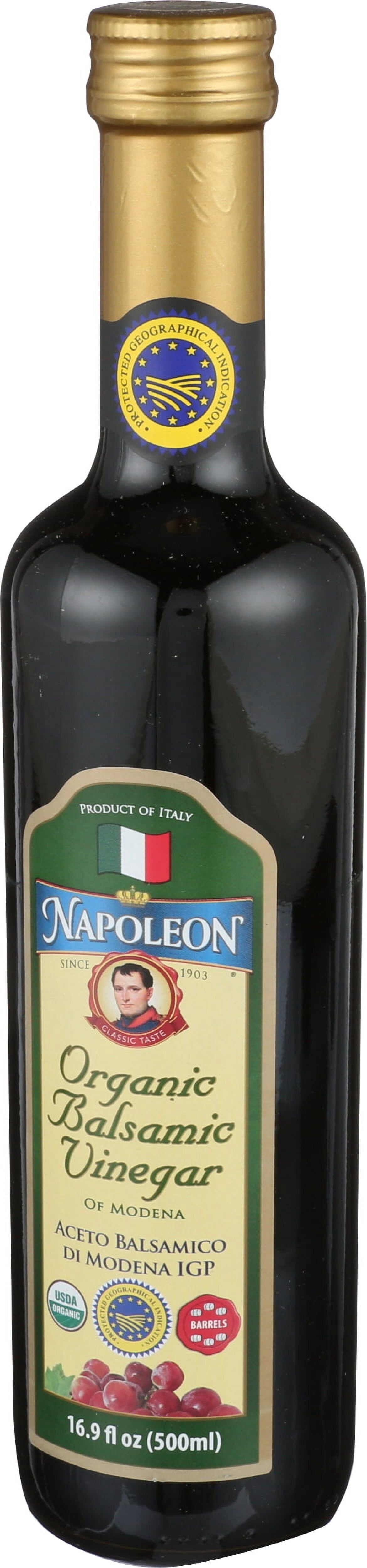 Pack of 6, Napoleon Organic Balsamic Vinegar, 16.9 fl oz