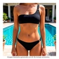 thumbnail image 4 of Traje de Baño Ocean Pacific para Mujer Bikini y Top un Tirante con Argolla Negro Talla EG 2 Piezas, 4 of 4