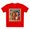 Red, variant on Stamp Shirt, Postage Stamp Shirt
