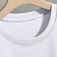 thumbnail image 4 of Sakmal White Summer Tank Tops for Men White Crew Neck Solid Workout Sports Camisole Breathable Sleeveless Shirts for Men, 4 of 8