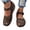 Coffee, variant on Orthopedic Shoes for Women, Closed-Toe Fisherman Sandals, Adjustable Strap Flat Shoes with Arch Support for All-Day Walking Brown
