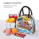 thumbnail image 5 of Easygdp Rainbow Animals on Noah's Ark Bolsa de Almuerzo Insulada Grande, Forro de Aluminio, Diseño Espacioso, a Prueba de Fugas, Ideal para Trabajo, Picnics, Viajes y Actividades al Aire Libre, 5 of 6
