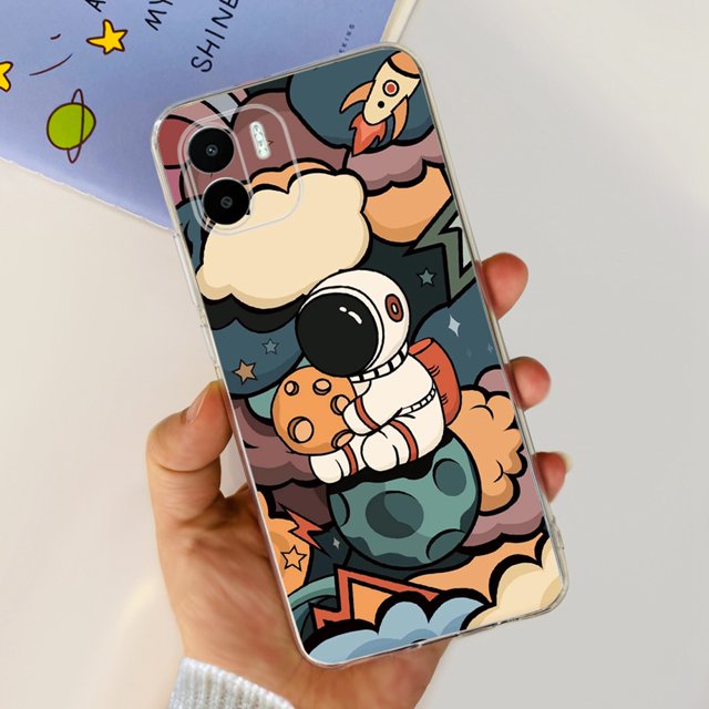 Cute Animals Pattern Case For Xiaomi Redmi A1+ A2+ Coques Camera Protection Soft Capas For Redmi A2 A1 A1Plus Clear Bumper Case 739 Redmi A2 Plus