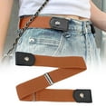 thumbnail image 3 of Buckle Free Elastic Invisible Waist Belt For Jeans Women Men W9 Bulge No A4A7, 3 of 9